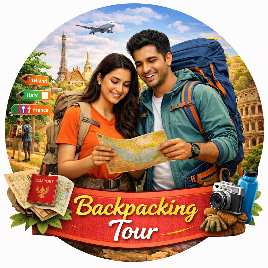 Backpacker by the Lake